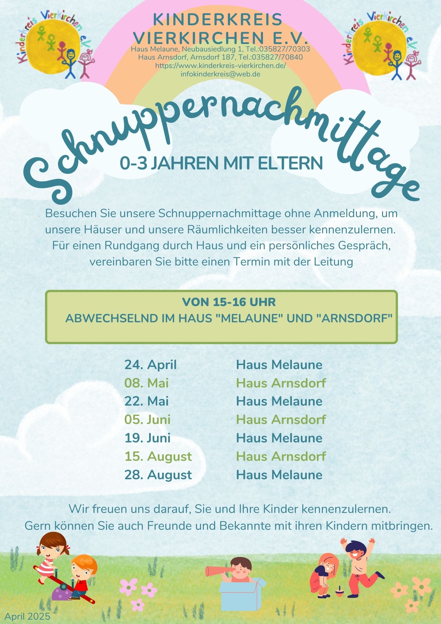 Flyer Krabbelgruppe Neu APRIL25